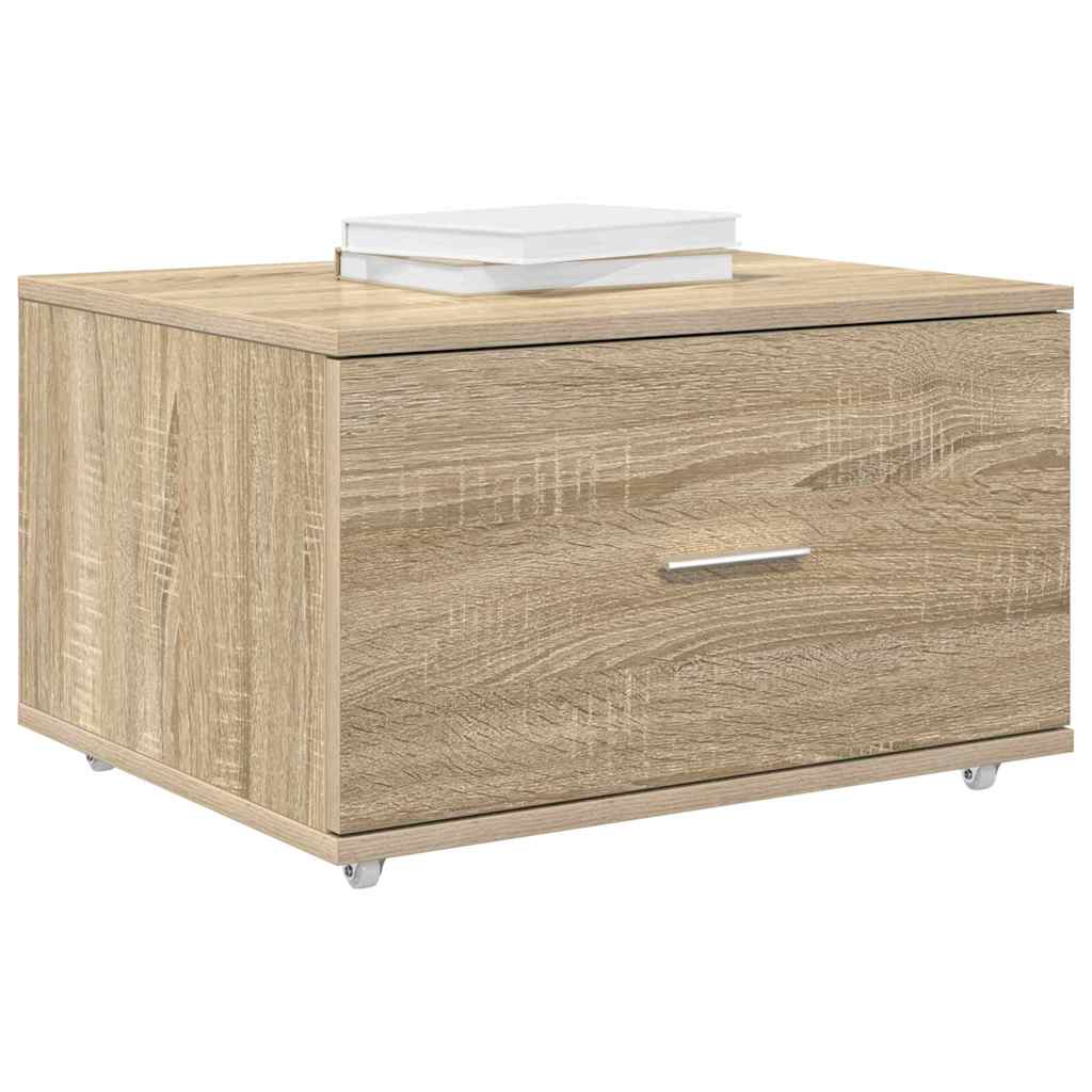 Ormar s ladicama s kotačem Sonoma hrast 55 x 45 x 31 cm
