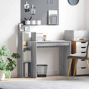 Stol s policom Siva Sonoma 100 x 40 x 90 cm Konstruirano drvo