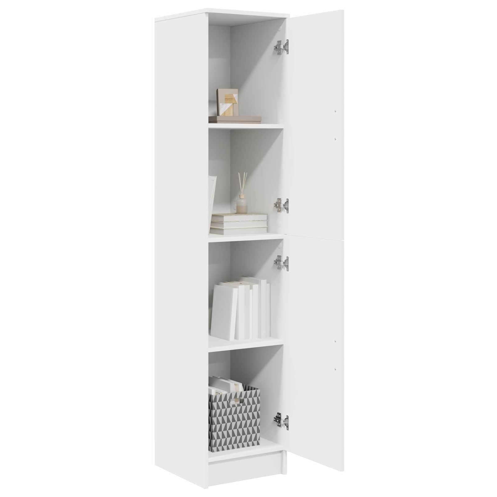 Highboard Bijelo 35 x 39 x 168 cm