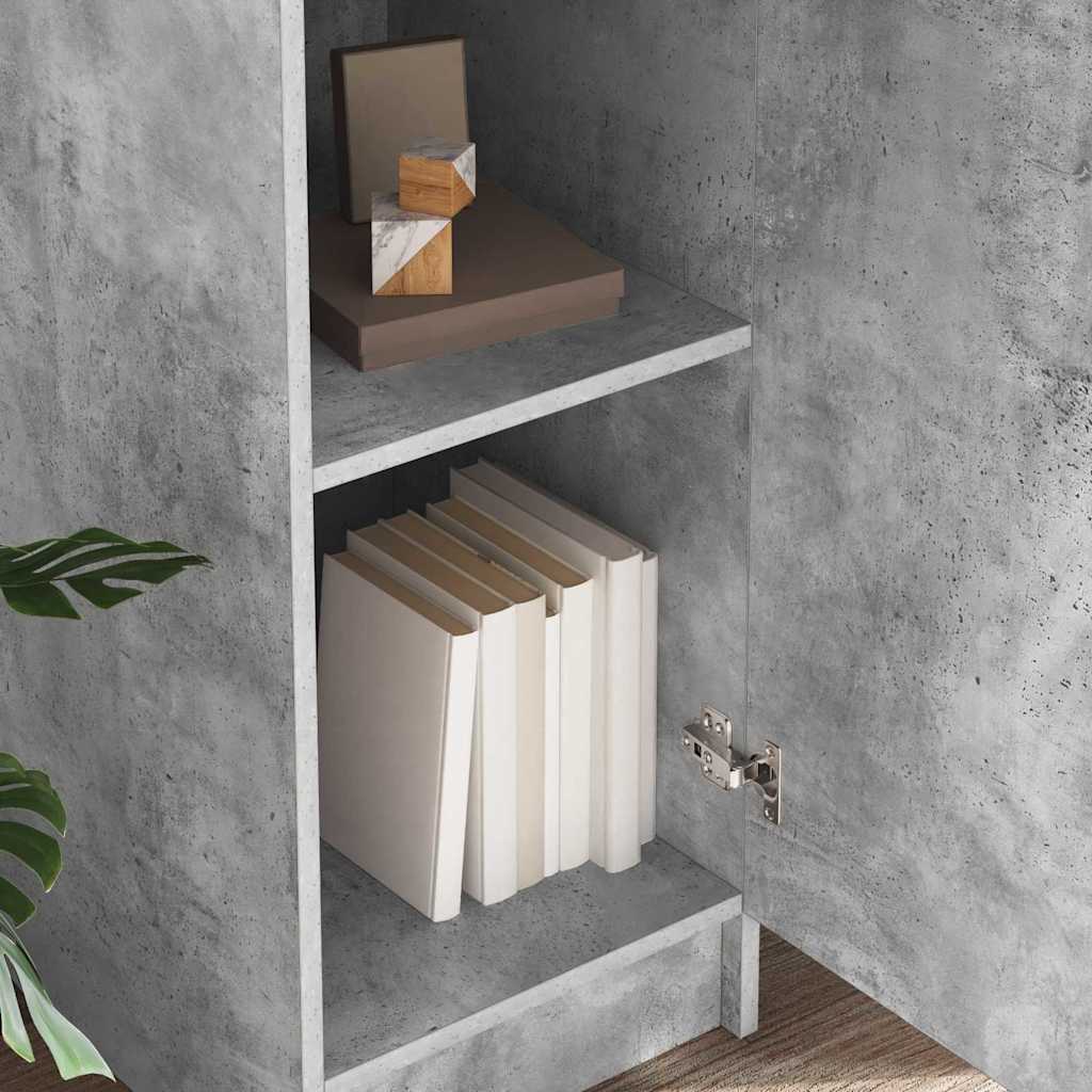 Highboard Betonski sivi 35 x 39 x 168 cm