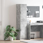 Highboard Betonski sivi 35 x 39 x 168 cm