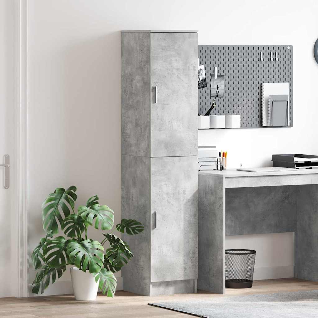 Highboard Betonski sivi 35 x 39 x 168 cm