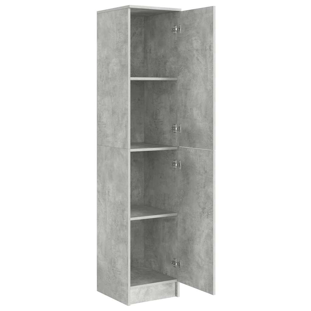 Highboard Betonski sivi 35 x 39 x 168 cm