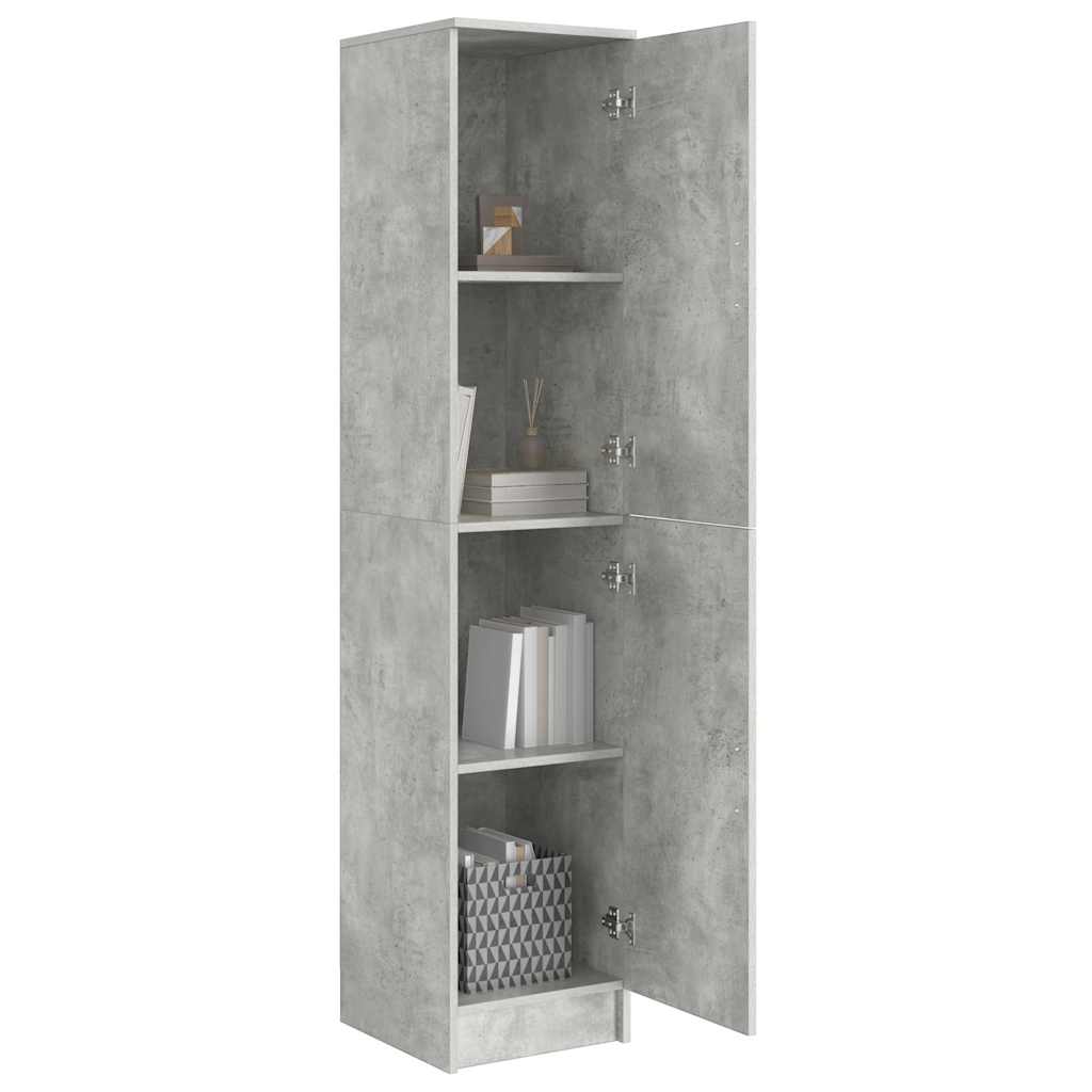 Highboard Betonski sivi 35 x 39 x 168 cm