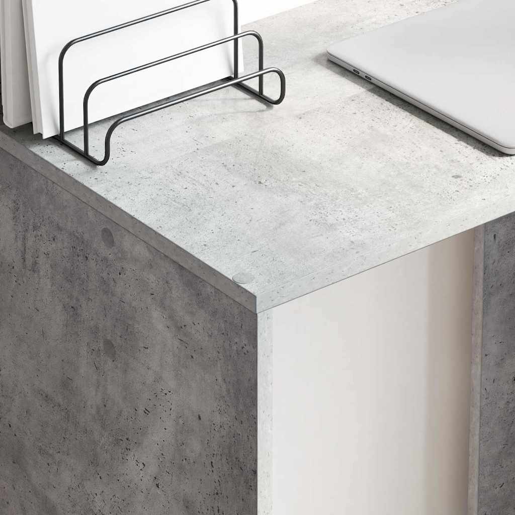 Stol Betonski sivi 78,5 x 37 x 154,5 cm Konstruirano drvo