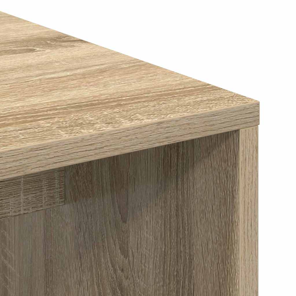 Stol s policom sonoma hrast 102 x 50 x 124 cm Konstruirano drvo