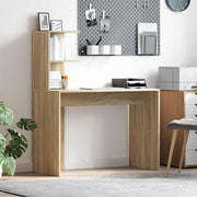 Stol s policom sonoma hrast 102 x 50 x 124 cm Konstruirano drvo