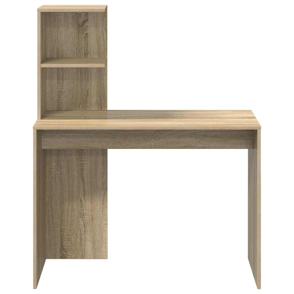 Stol s policom sonoma hrast 102 x 50 x 124 cm Konstruirano drvo