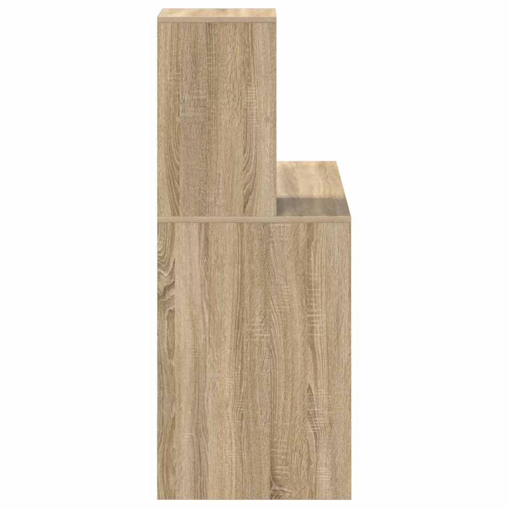 Stol s policom sonoma hrast 102 x 50 x 124 cm Konstruirano drvo