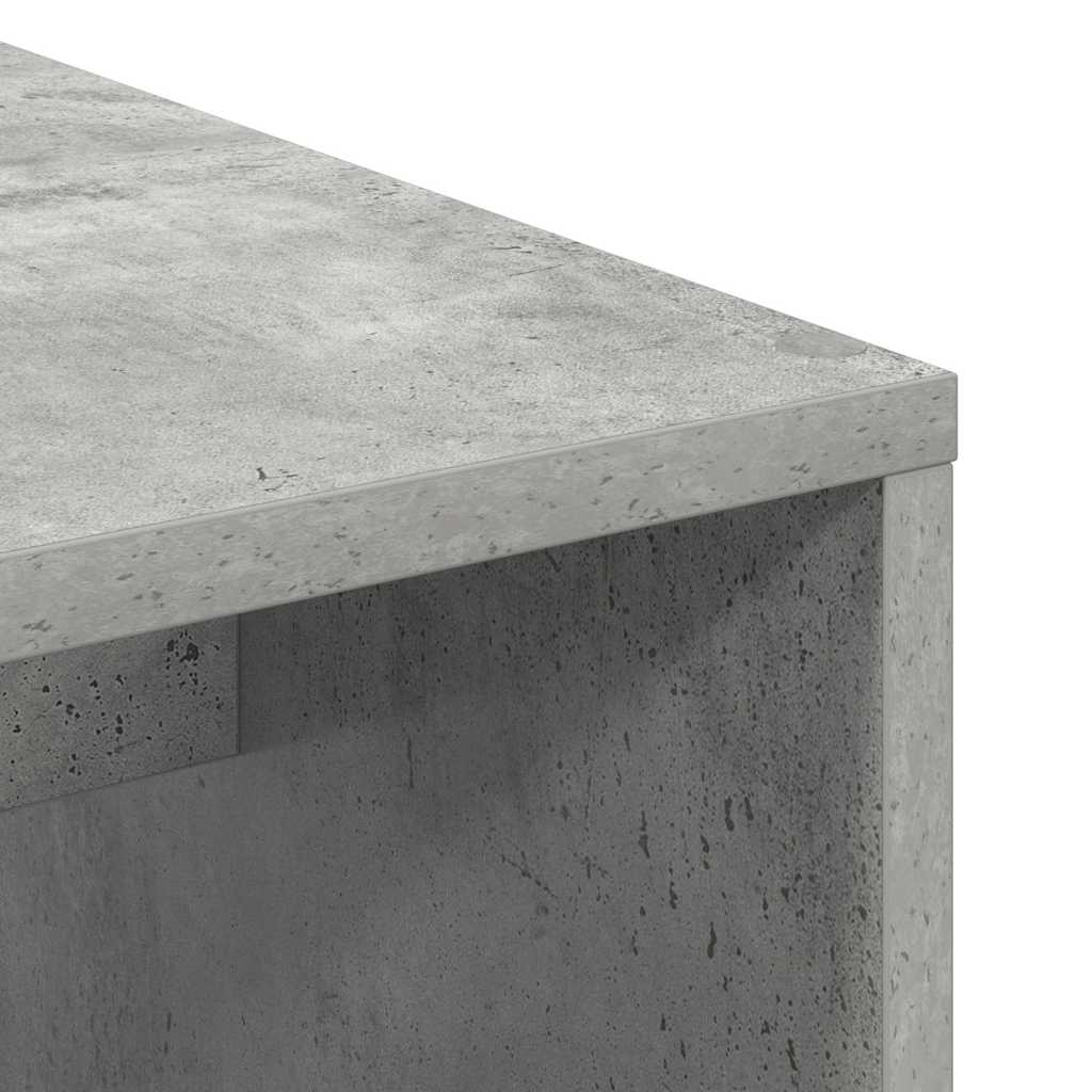 Stol Betonski sivi 102 x 50 x 124 cm Konstruirano drvo