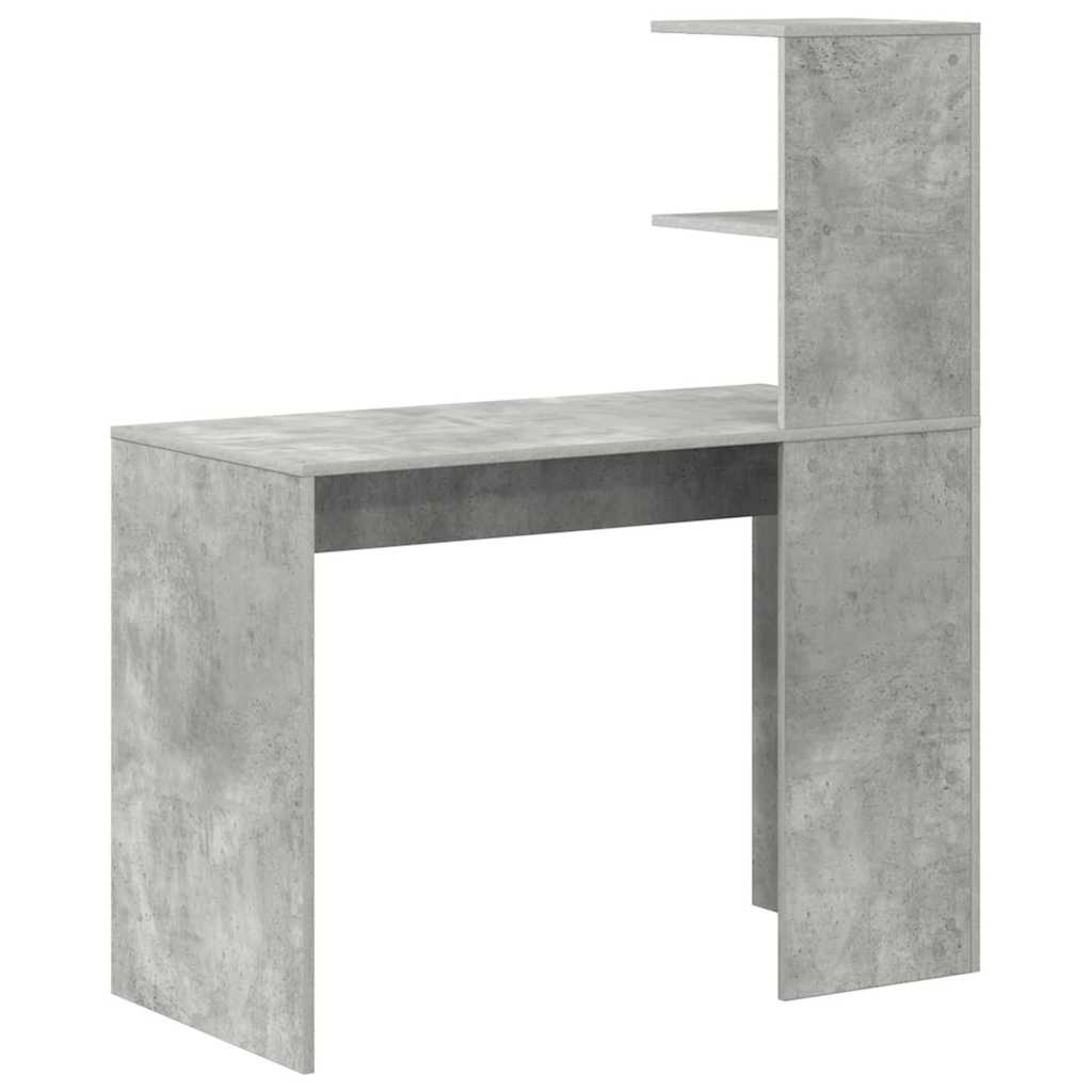 Stol Betonski sivi 102 x 50 x 124 cm Konstruirano drvo