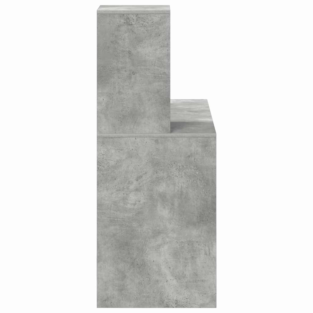 Stol Betonski sivi 102 x 50 x 124 cm Konstruirano drvo