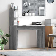 Stol s policom Siva Sonoma 102 x 50 x 124 cm Konstruirano drvo