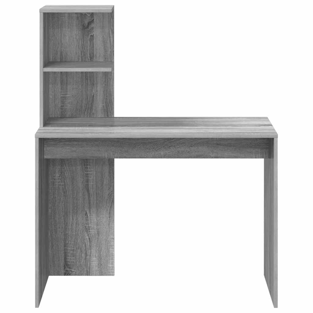 Stol s policom Siva Sonoma 102 x 50 x 124 cm Konstruirano drvo