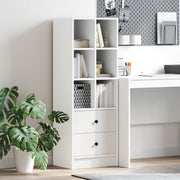 Highboard s ladicama Bijelo 45,5 x 34 x 127 cm