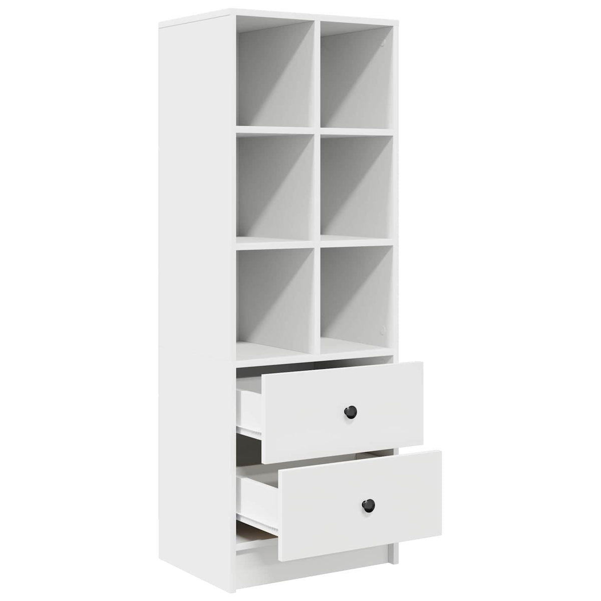 Highboard s ladicama Bijelo 45,5 x 34 x 127 cm