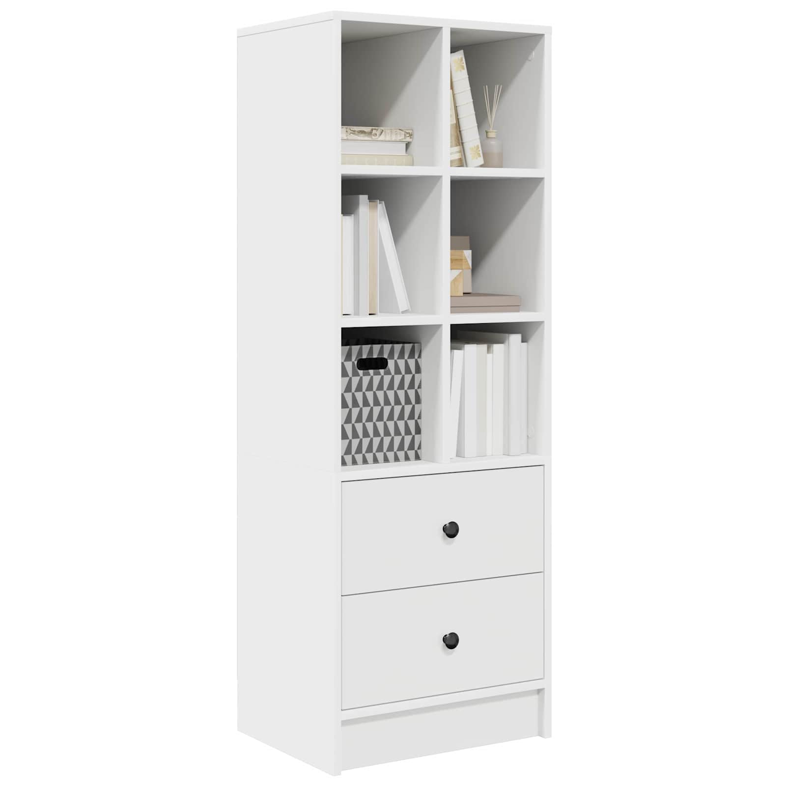 Highboard s ladicama Bijelo 45,5 x 34 x 127 cm