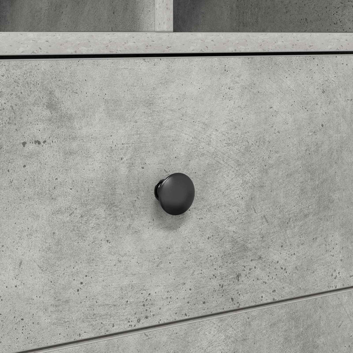 Highboard s ladicama Betonski sivi 45,5 x 34 x 127 cm