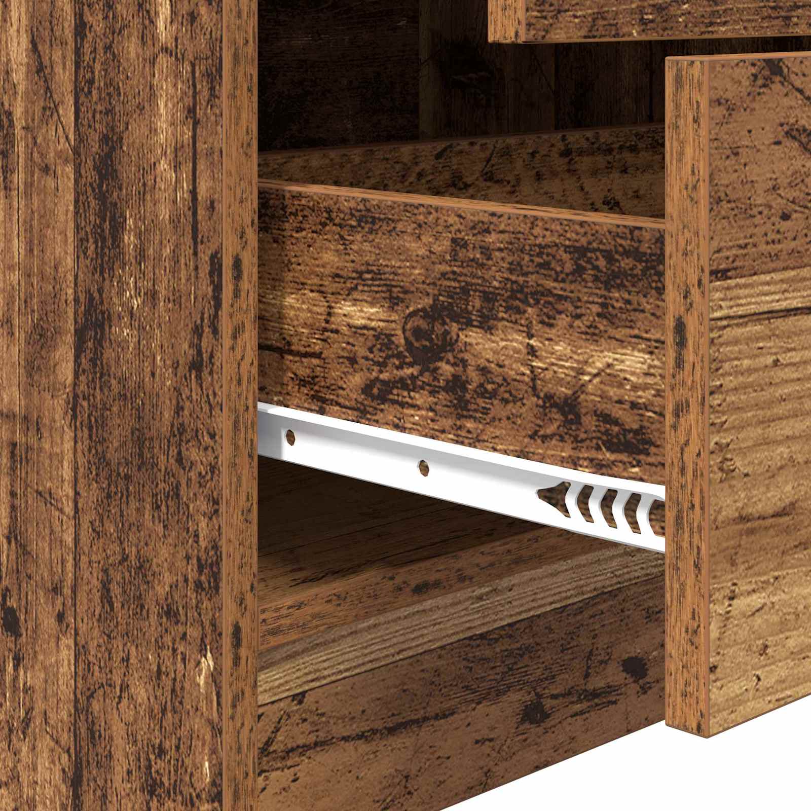 Highboard s ladicama Staro drvo 45,5 x 34 x 127 cm