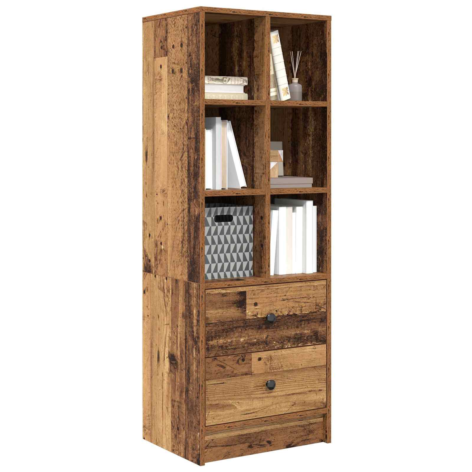 Highboard s ladicama Staro drvo 45,5 x 34 x 127 cm