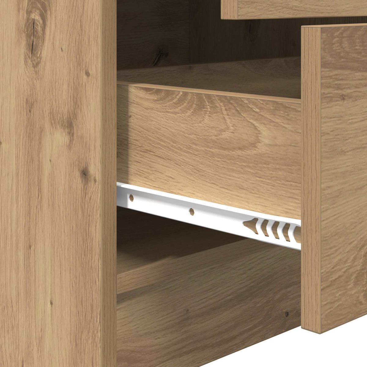 Highboard s ladicama Umjetnički hrast 45,5 x 34 x 127 cm
