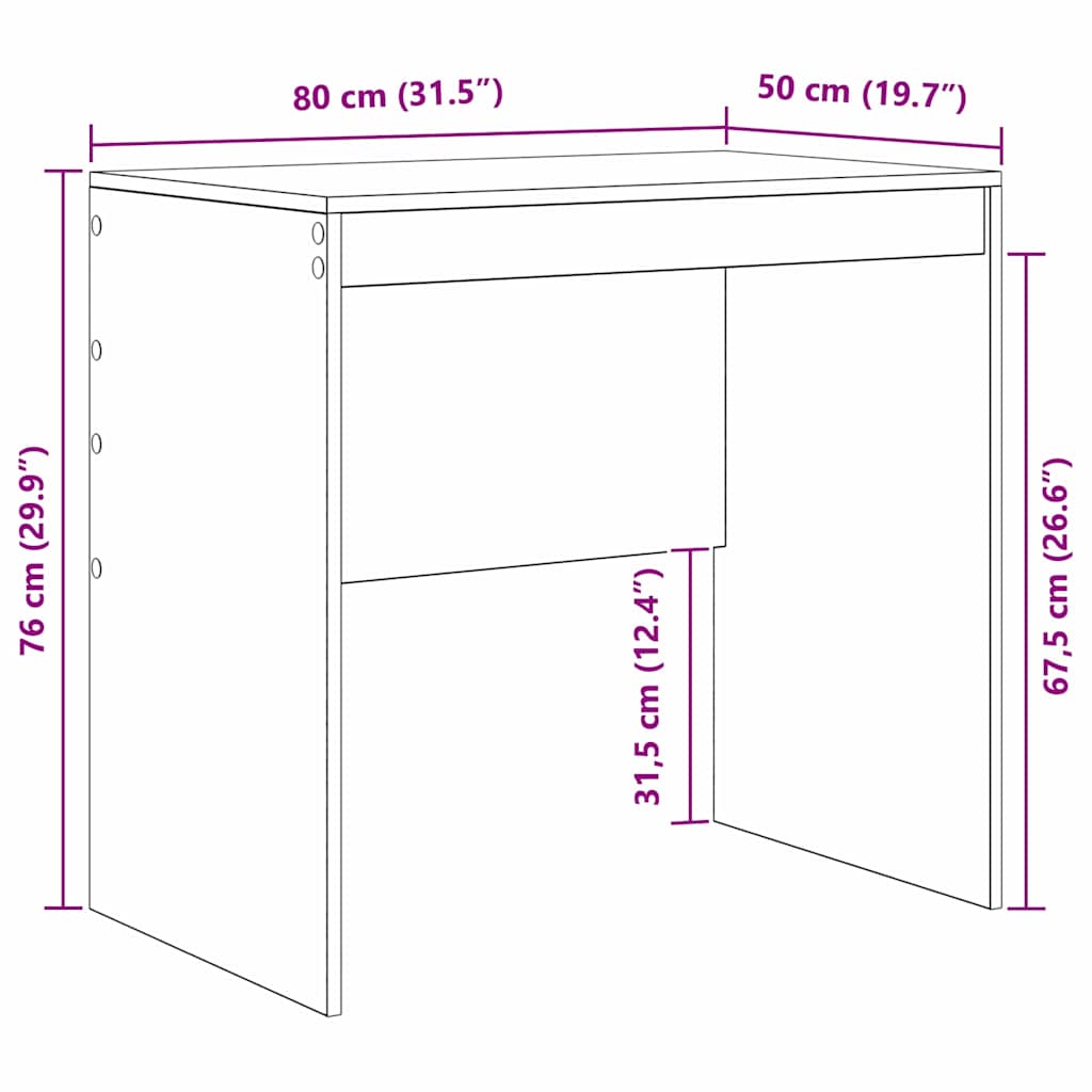 Stol Sonoma hrast 80 x 50 x 76 cm