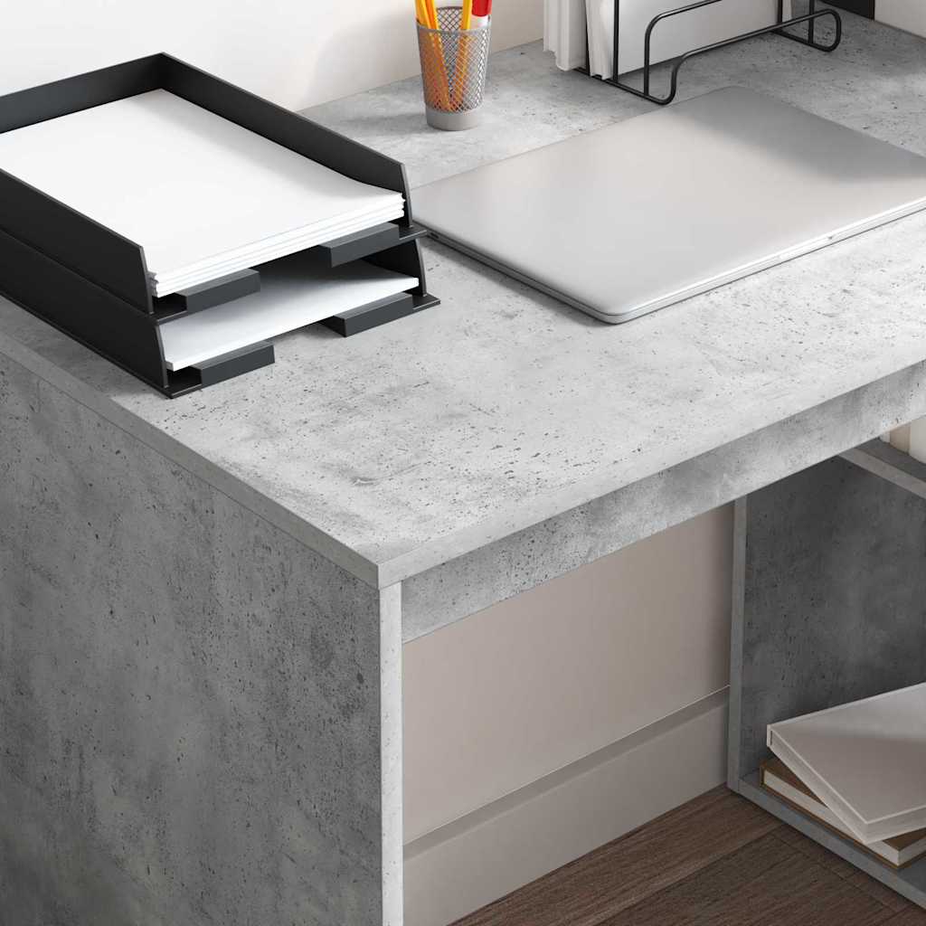 Stol Betonski sivi 108 x 55 x 103.5 cm Konstruirano drvo