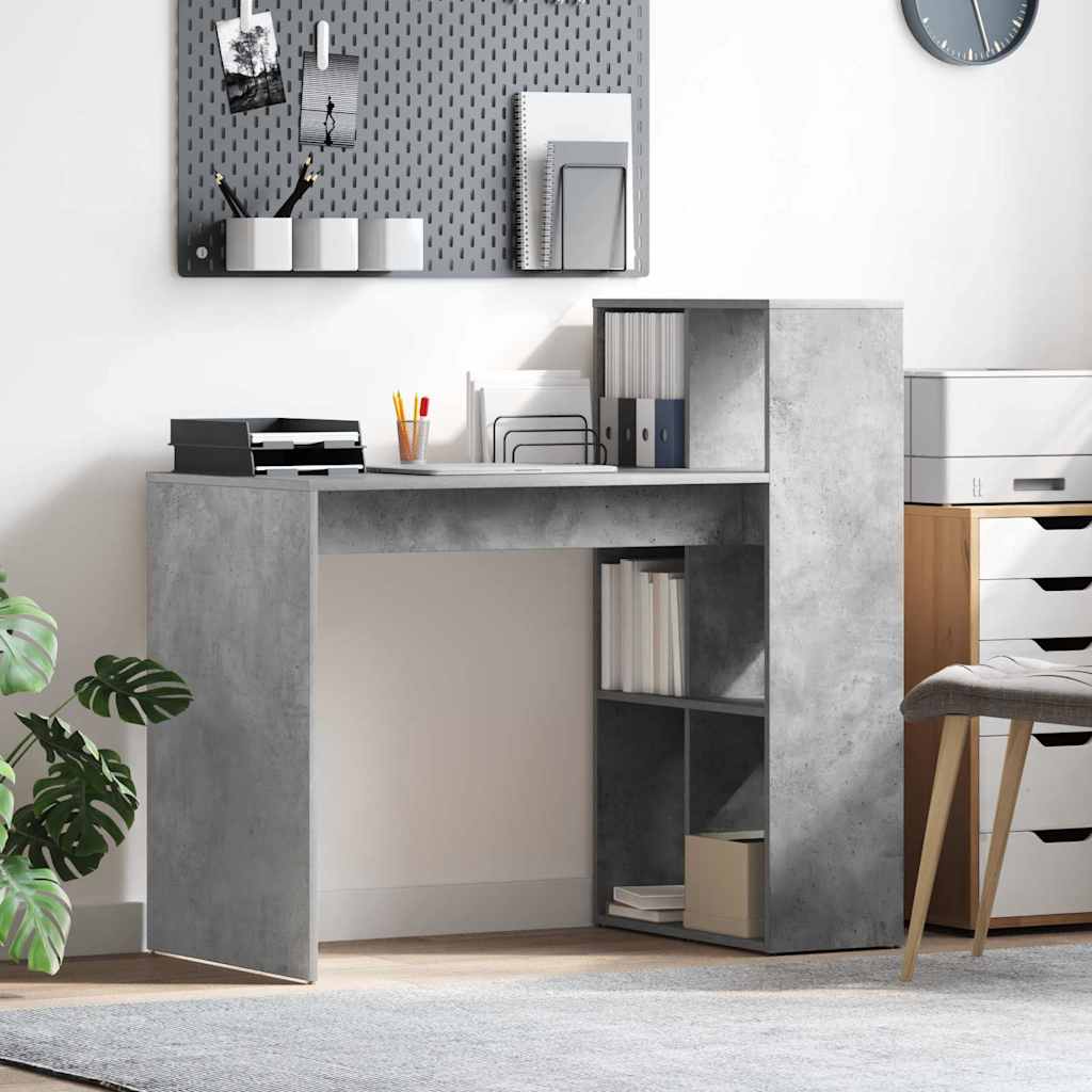 Stol Betonski sivi 108 x 55 x 103.5 cm Konstruirano drvo