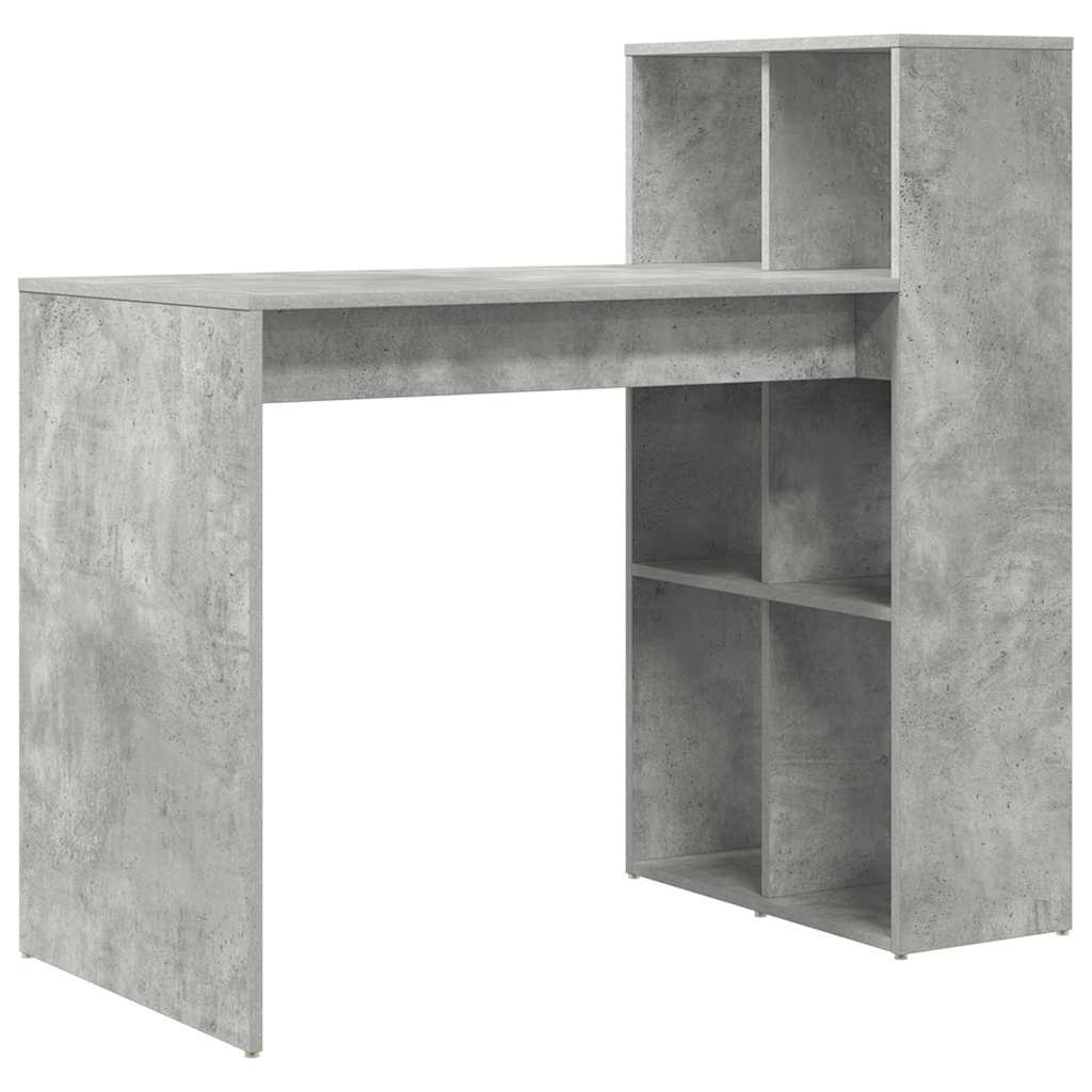 Stol Betonski sivi 108 x 55 x 103.5 cm Konstruirano drvo