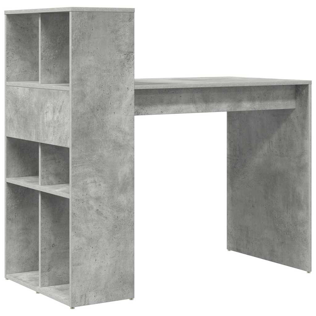 Stol Betonski sivi 108 x 55 x 103.5 cm Konstruirano drvo