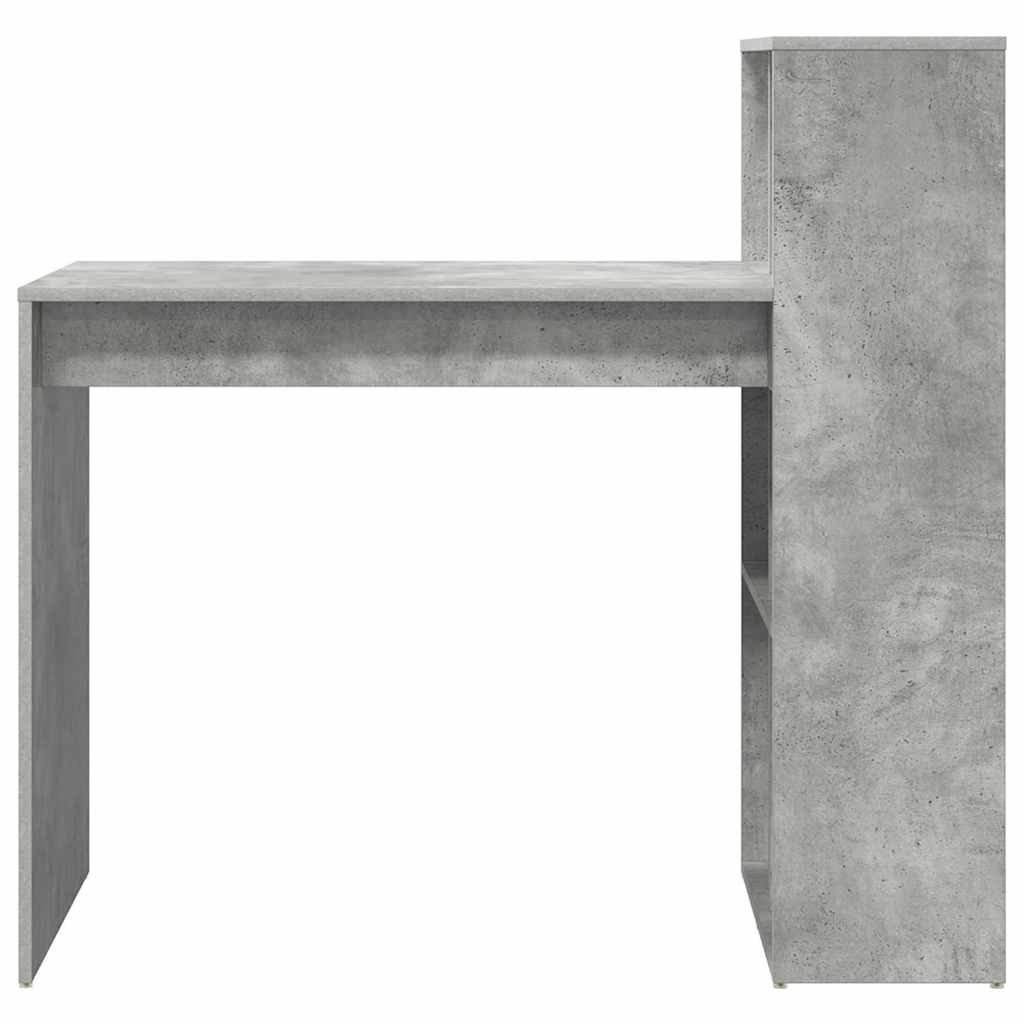 Stol Betonski sivi 108 x 55 x 103.5 cm Konstruirano drvo