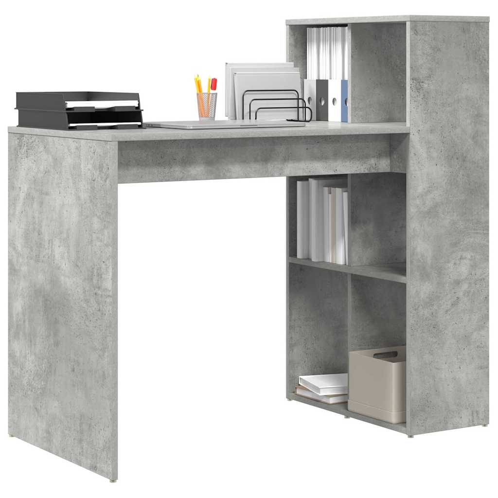 Stol Betonski sivi 108 x 55 x 103.5 cm Konstruirano drvo