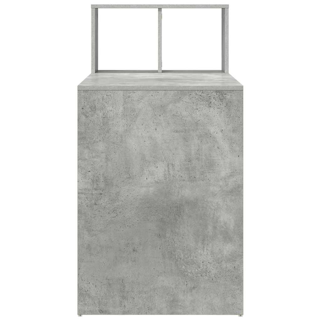 Stol Betonski sivi 108 x 55 x 103.5 cm Konstruirano drvo