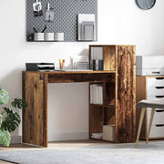Stol s policom Staro drvo 108 x 55 x 103.5 cm Konstruirano drvo