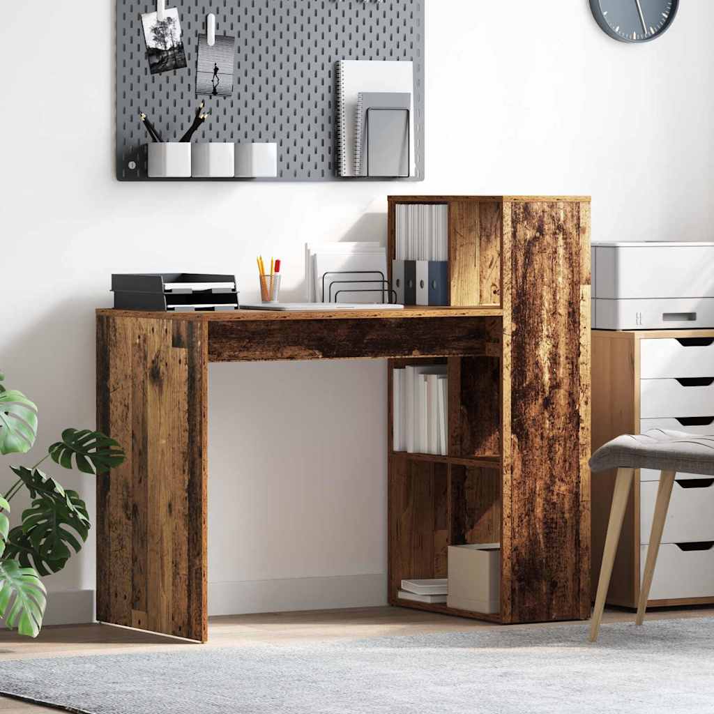 Stol s policom Staro drvo 108 x 55 x 103.5 cm Konstruirano drvo