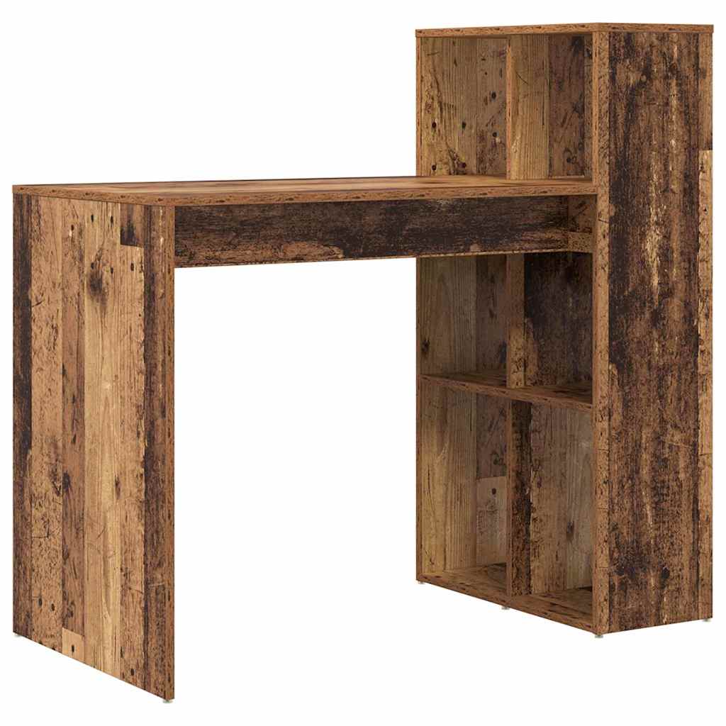 Stol s policom Staro drvo 108 x 55 x 103.5 cm Konstruirano drvo