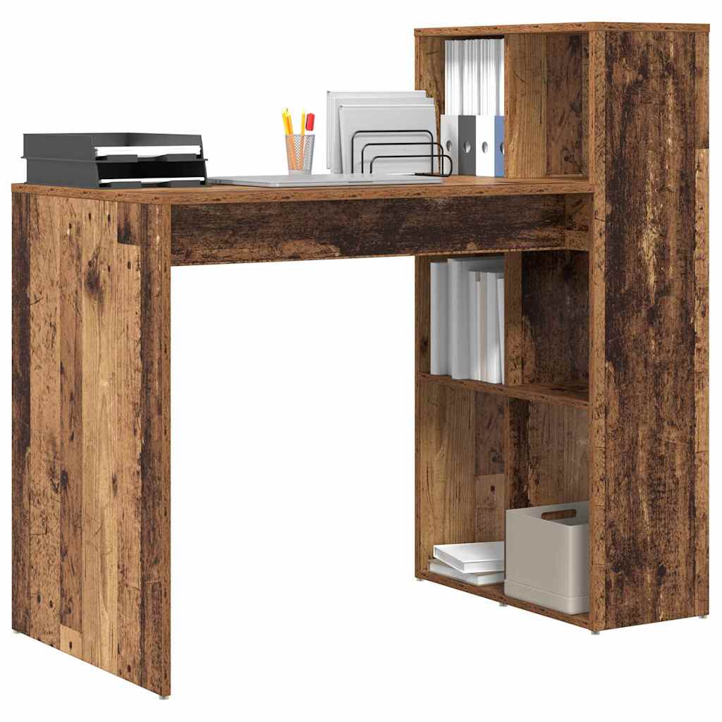 Stol s policom Staro drvo 108 x 55 x 103.5 cm Konstruirano drvo