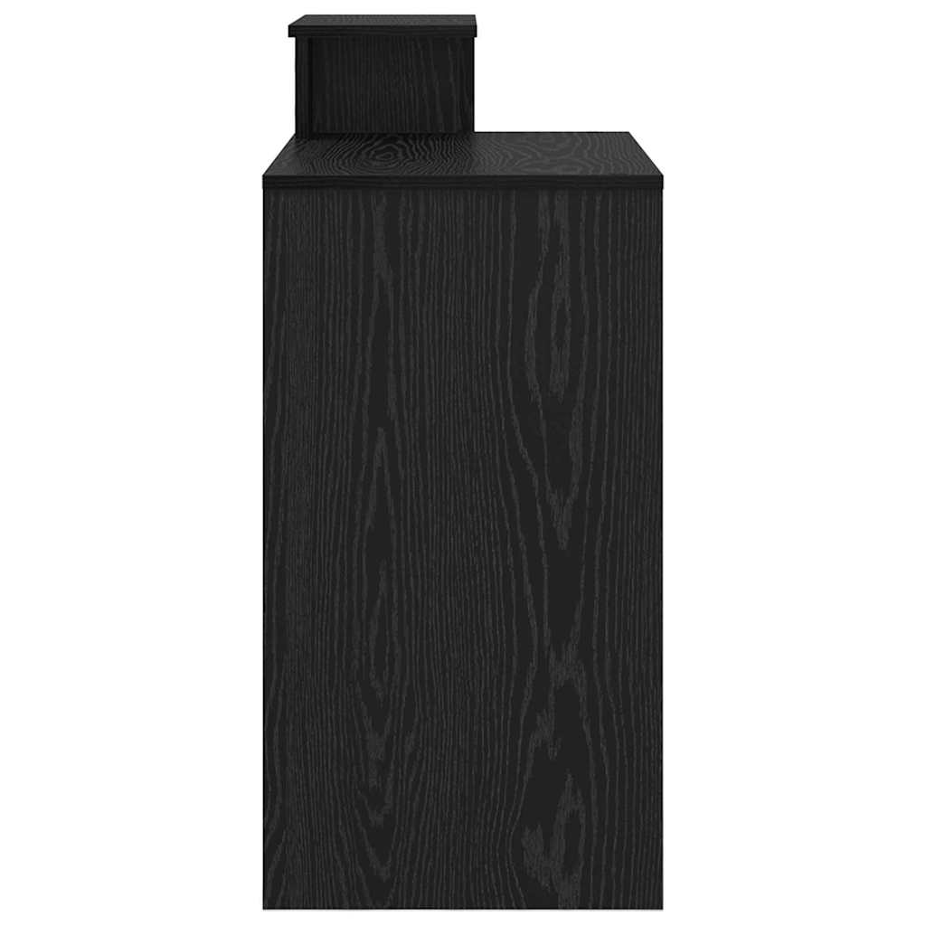 Stol s ladicama Crni hrast 106 x 41 x 88.5 cm Konstruirano drvo