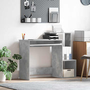 Stol Betonski sivi 106 x 41 x 88.5 cm Konstruirano drvo