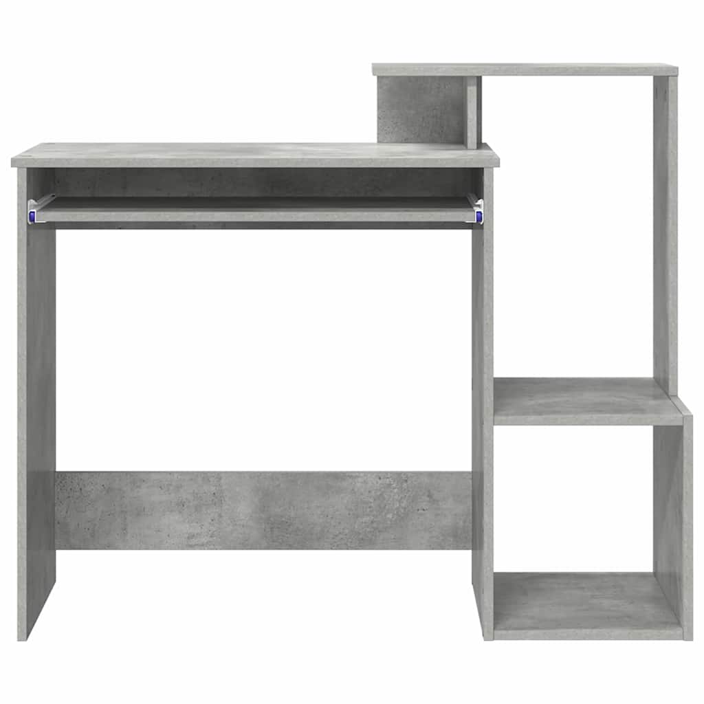 Stol Betonski sivi 106 x 41 x 88.5 cm Konstruirano drvo