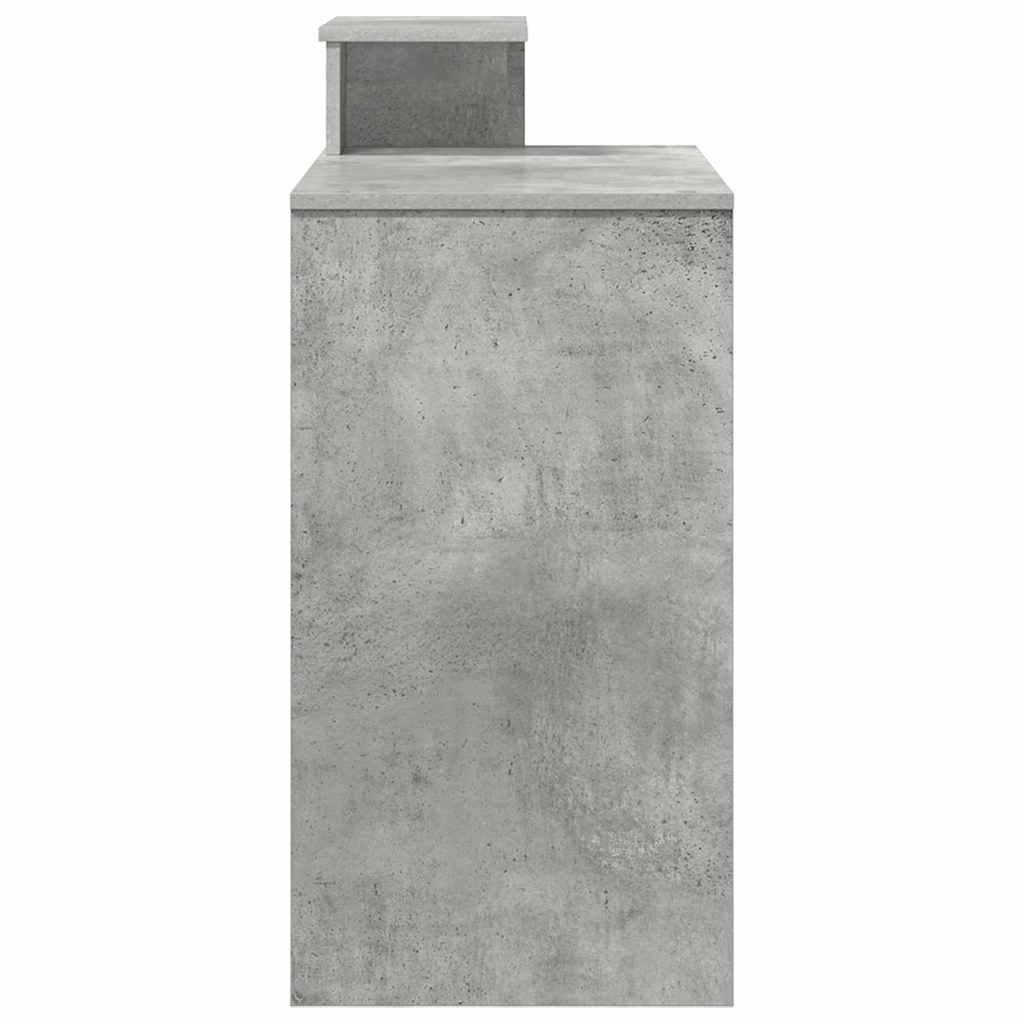 Stol Betonski sivi 106 x 41 x 88.5 cm Konstruirano drvo