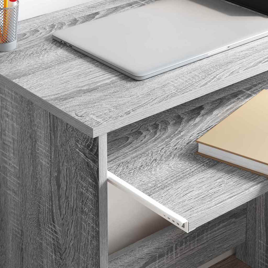 Stol s policom Siva Sonoma 106 x 41 x 88.5 cm Konstruirano drvo