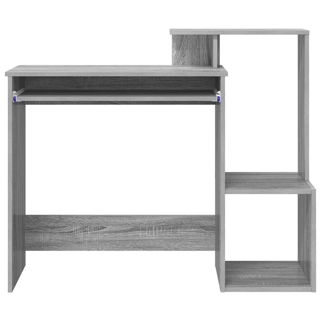 Stol s policom Siva Sonoma 106 x 41 x 88.5 cm Konstruirano drvo