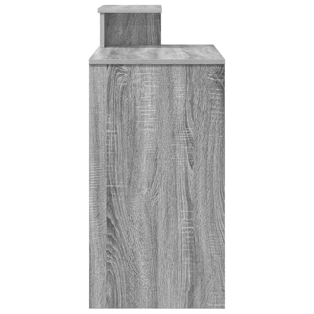 Stol s policom Siva Sonoma 106 x 41 x 88.5 cm Konstruirano drvo