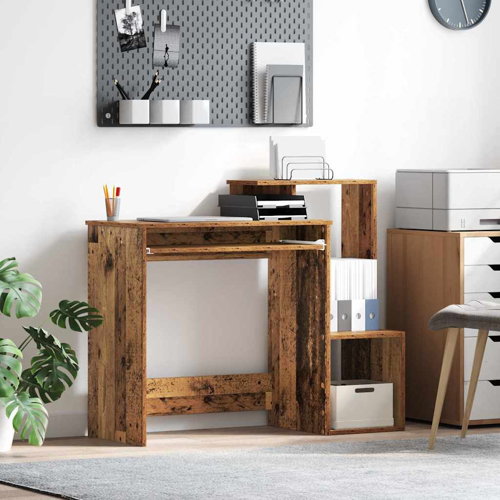 Stol s ladicama Staro drvo 106 x 41 x 88.5 cm Konstruirano drvo