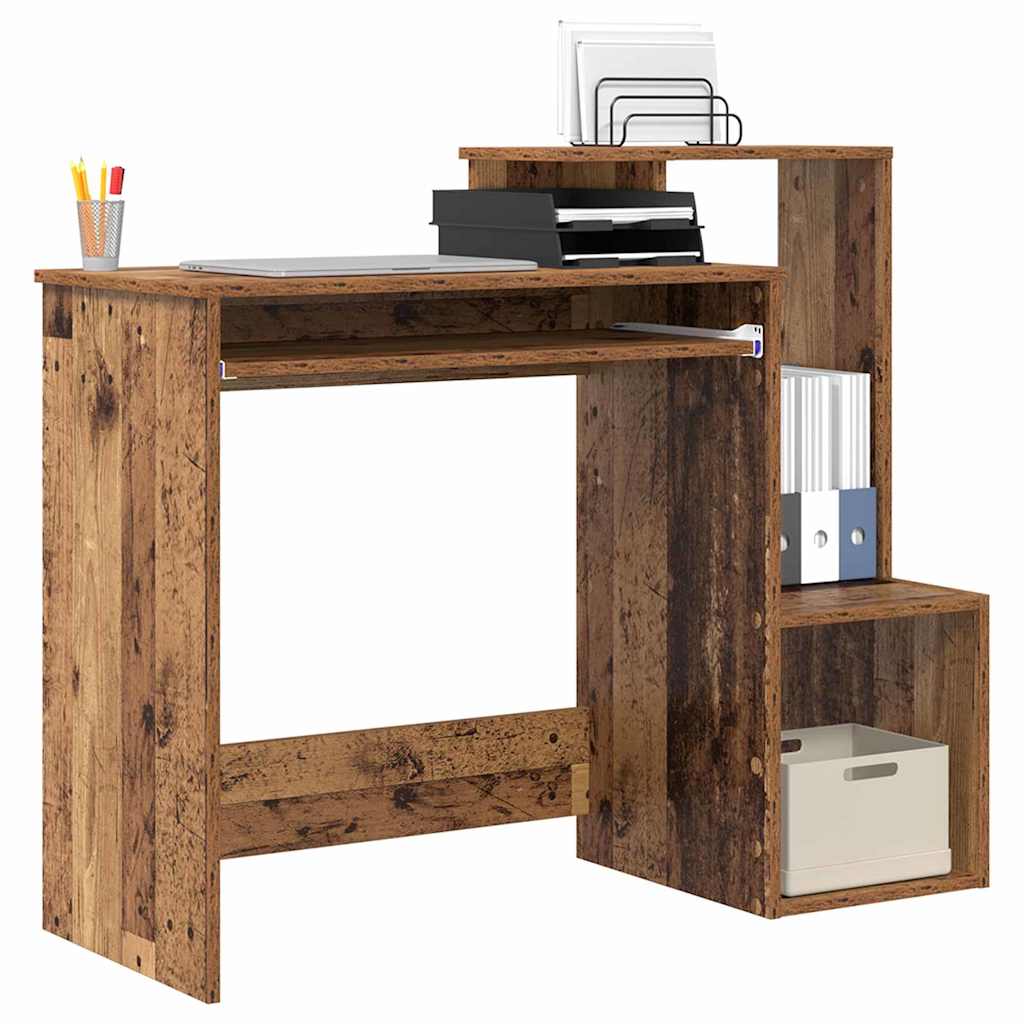 Stol s ladicama Staro drvo 106 x 41 x 88.5 cm Konstruirano drvo