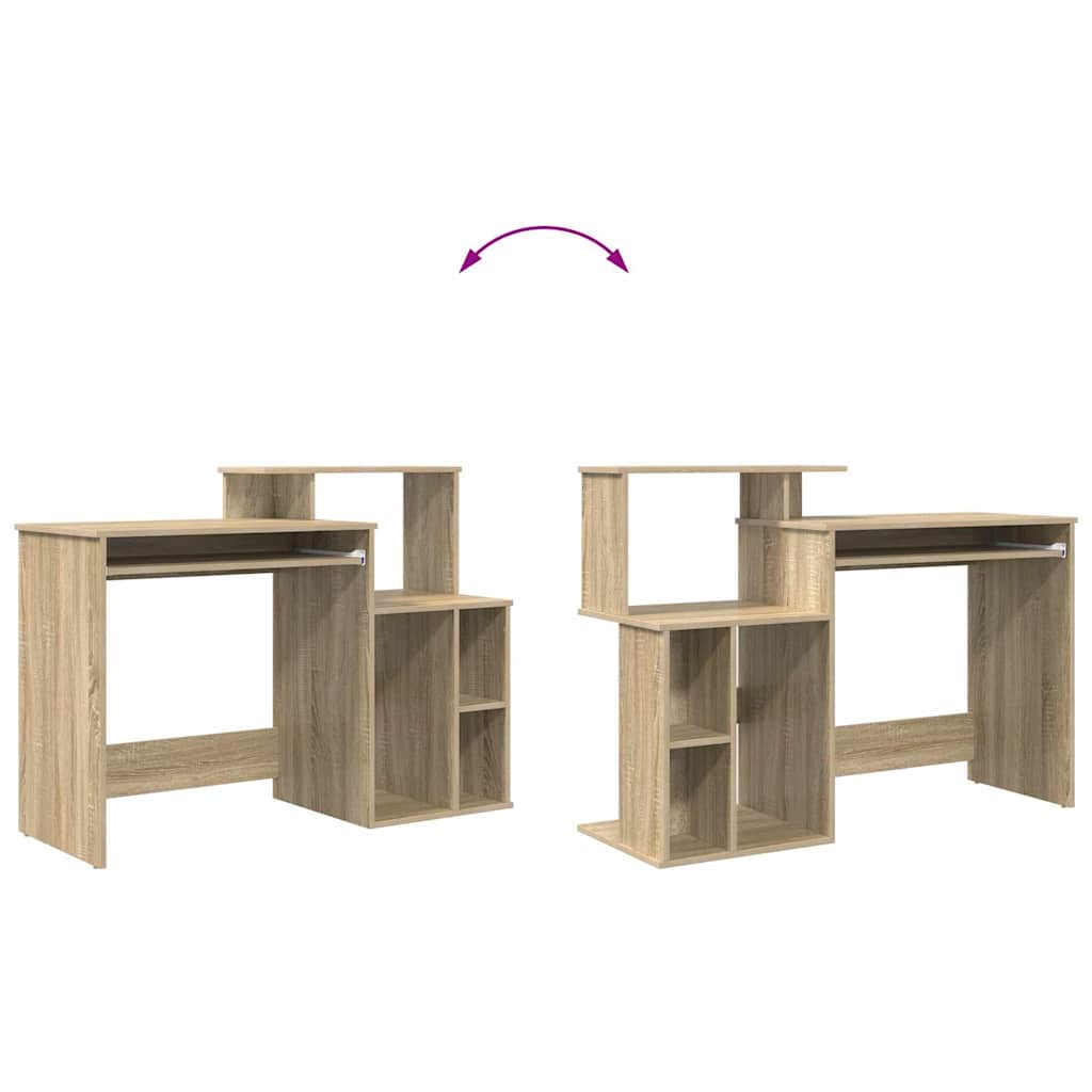 Stol Sonoma hrast 120,5 x 44 x 88,5 cm Konstruirano drvo