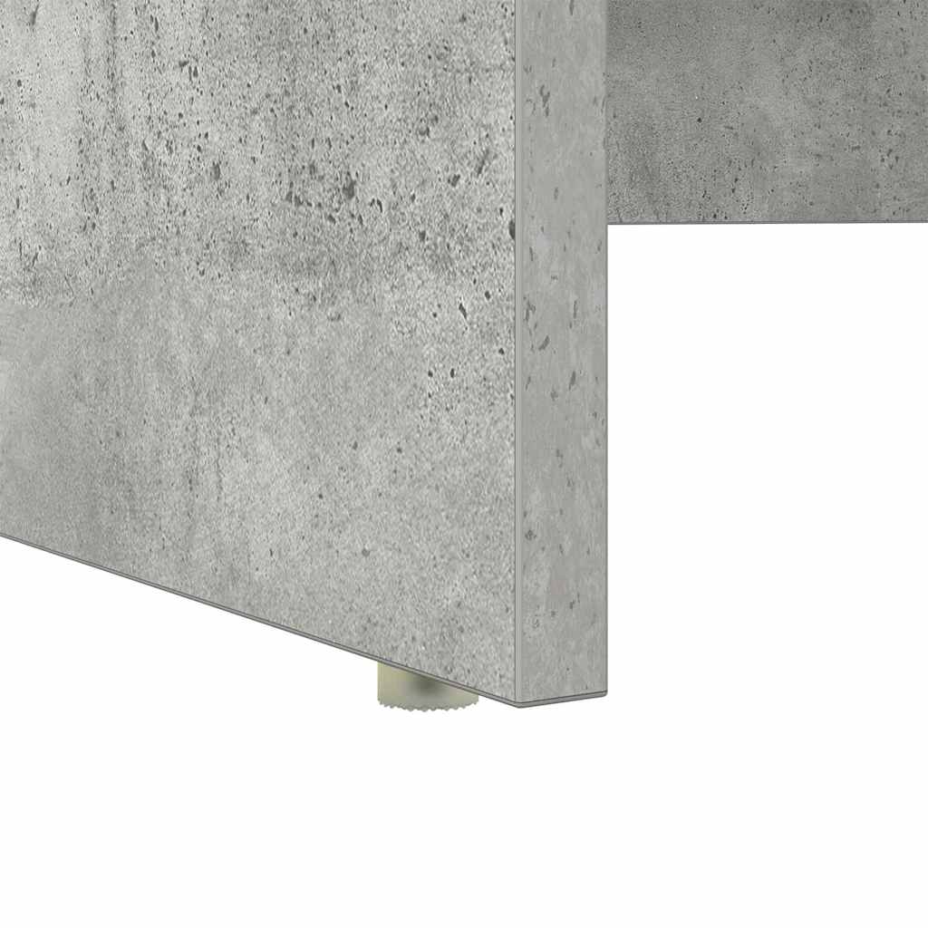 Stol Betonski sivi 120,5 x 44 x 88,5 cm Konstruirano drvo