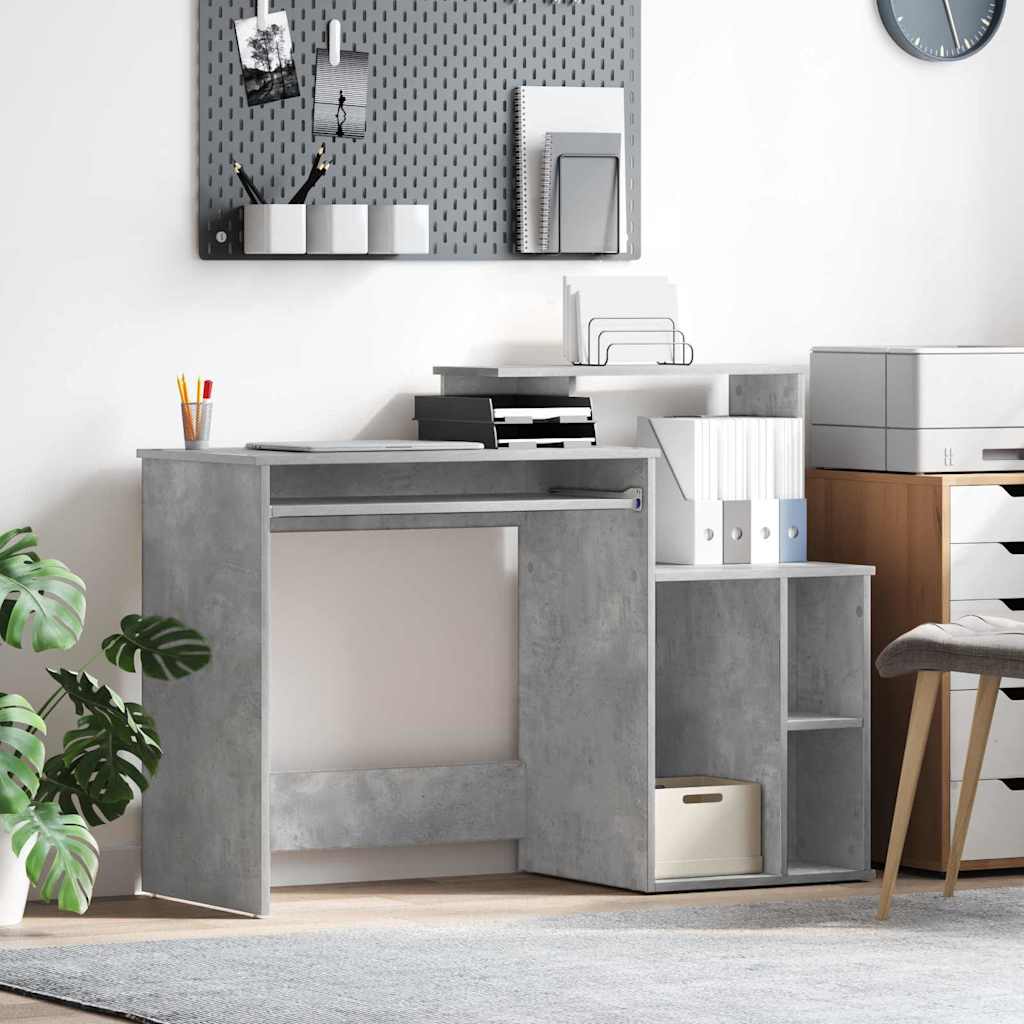 Stol Betonski sivi 120,5 x 44 x 88,5 cm Konstruirano drvo