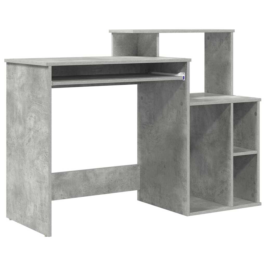 Stol Betonski sivi 120,5 x 44 x 88,5 cm Konstruirano drvo